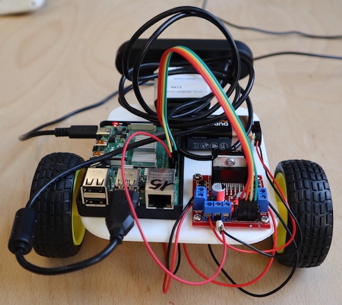 Robot rear with connections